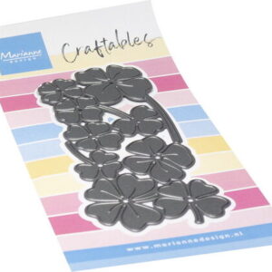 #3 Craftables stencil Punch die XL - clovers