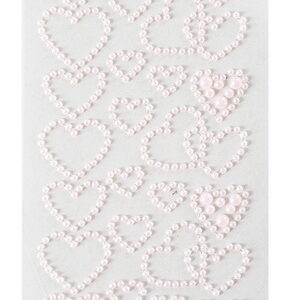 Hearts - Pearls light pink