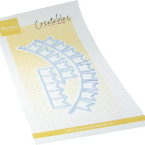 Creatables stencil Flag banner