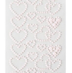 Hearts - Pearls light pink