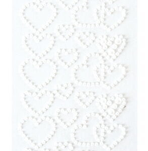 Hearts - Pearls white
