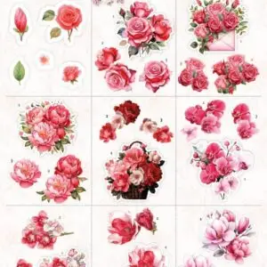 3D Cutting Sheet - Berries Beauties - Floral Elegance - Mini