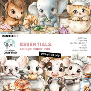 CCL-ES-CPP382 - Collage Paper Pad Sweet as pie Essentials nr.382