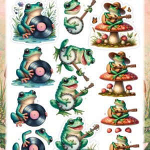 3D Pushout Sheet - Berries Beauties - Joyful Hoppers - Hopping Harmony